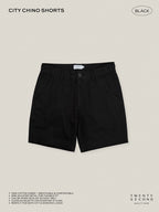 CITY CHINO SHORTS - BLACK