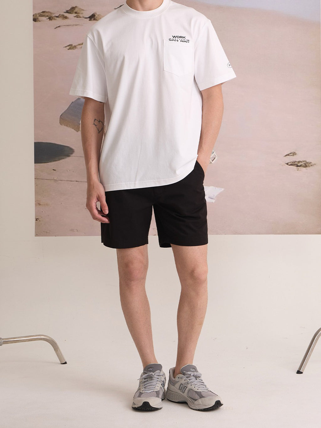 CITY CHINO SHORTS - BLACK