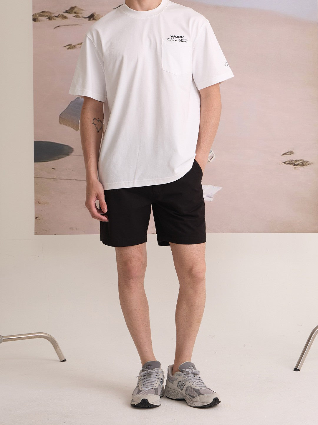 CITY CHINO SHORTS - BLACK