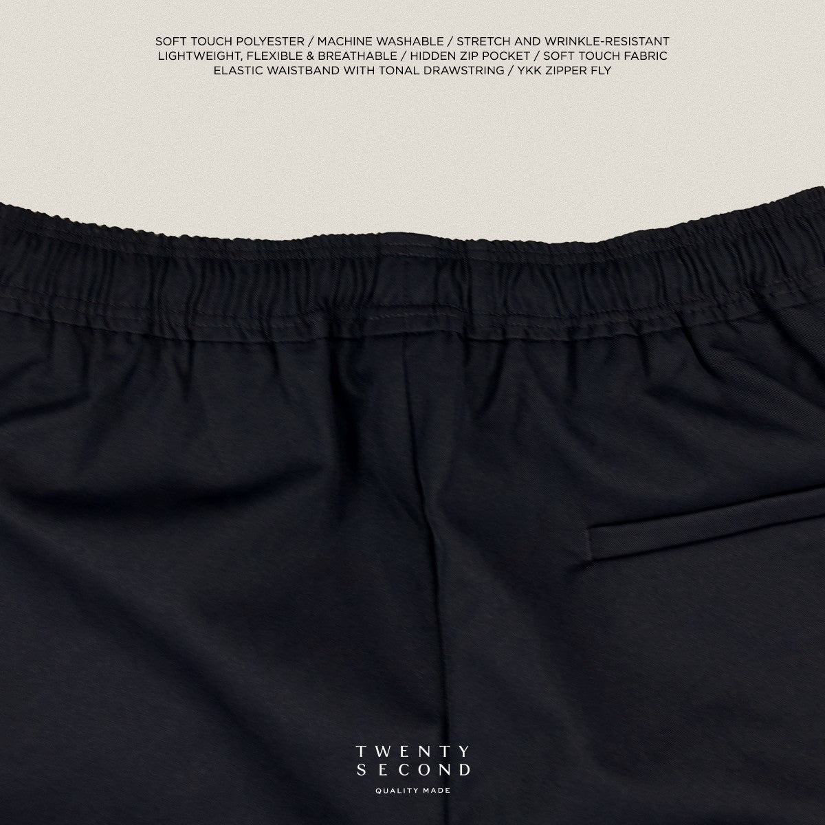 HARPER CASUAL SHORTS - NAVY