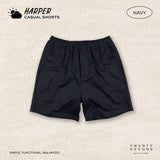 HARPER CASUAL SHORTS - NAVY