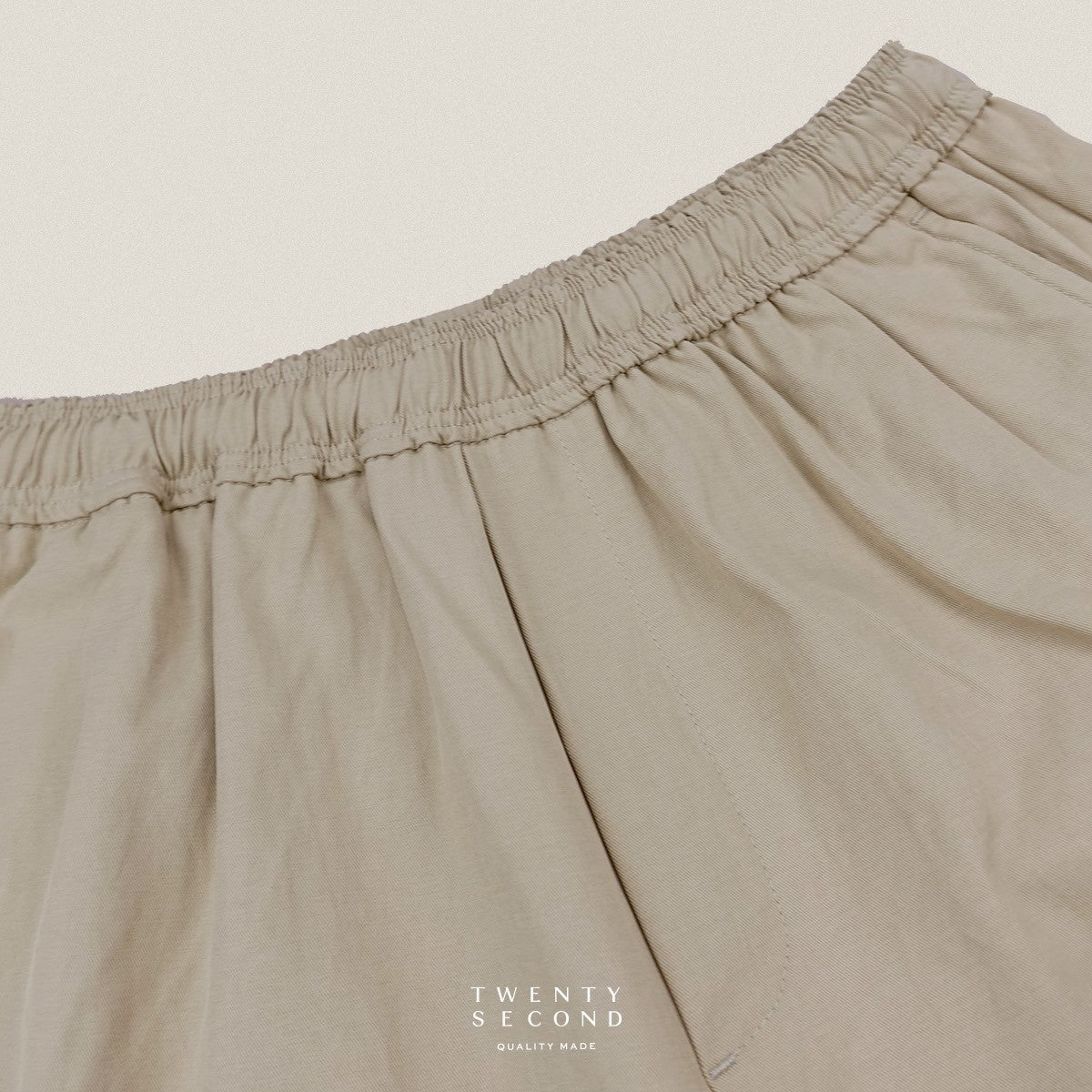 HARPER CASUAL SHORTS - KHAKI