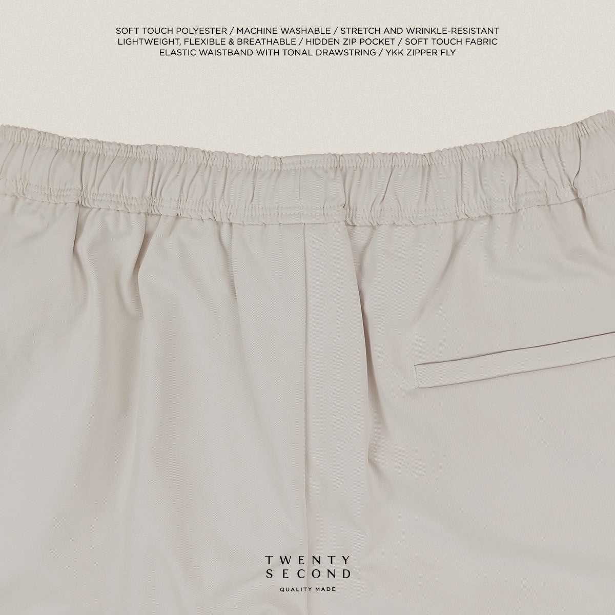 HARPER CASUAL SHORTS - GREY