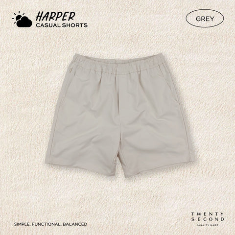 HARPER CASUAL SHORTS - GREY