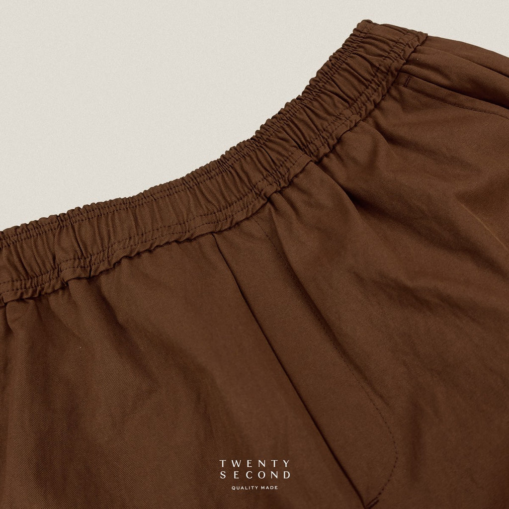 HARPER CASUAL SHORTS - BRICK