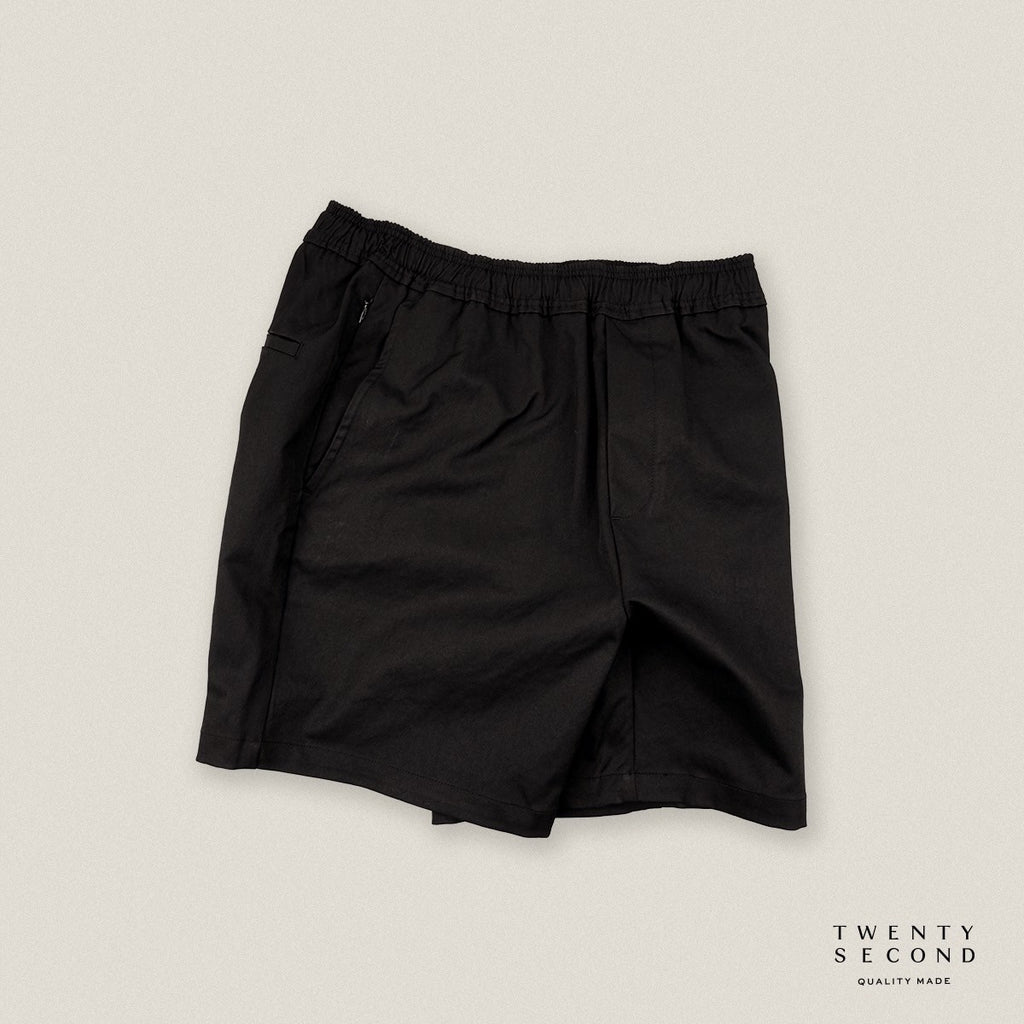 HARPER CASUAL SHORTS - BLACK