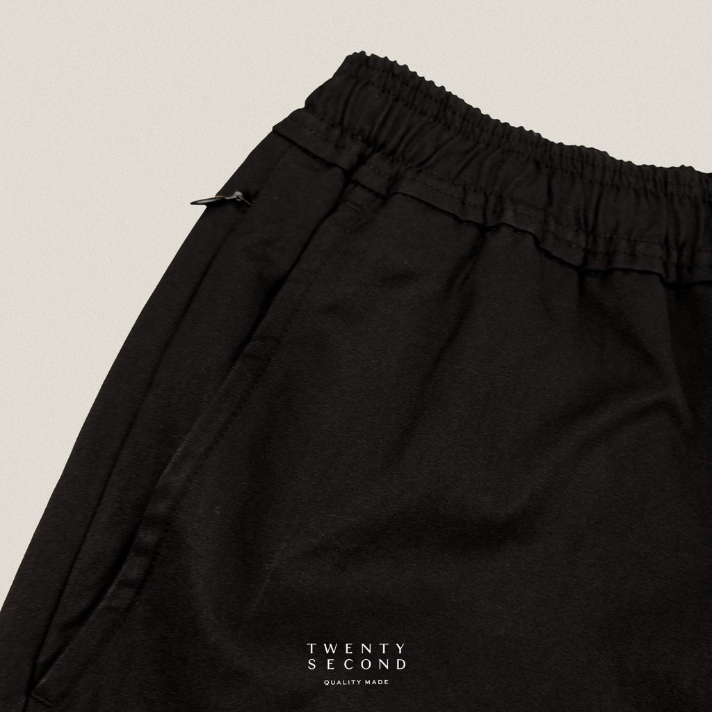 HARPER CASUAL SHORTS - BLACK
