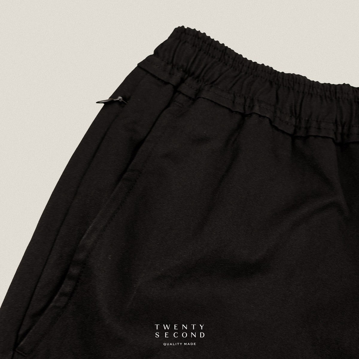 HARPER CASUAL SHORTS - BLACK