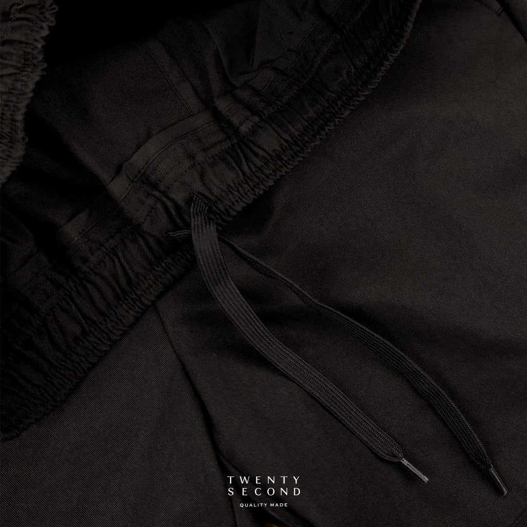 HARPER CASUAL SHORTS - BLACK