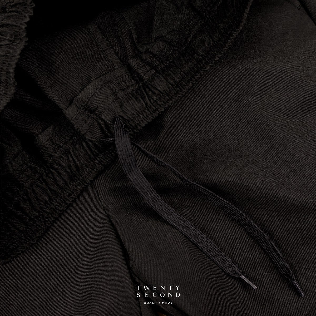 HARPER CASUAL SHORTS - BLACK