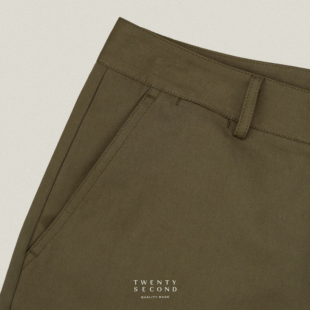 URBAN CHINO SHORTS - OLIVE