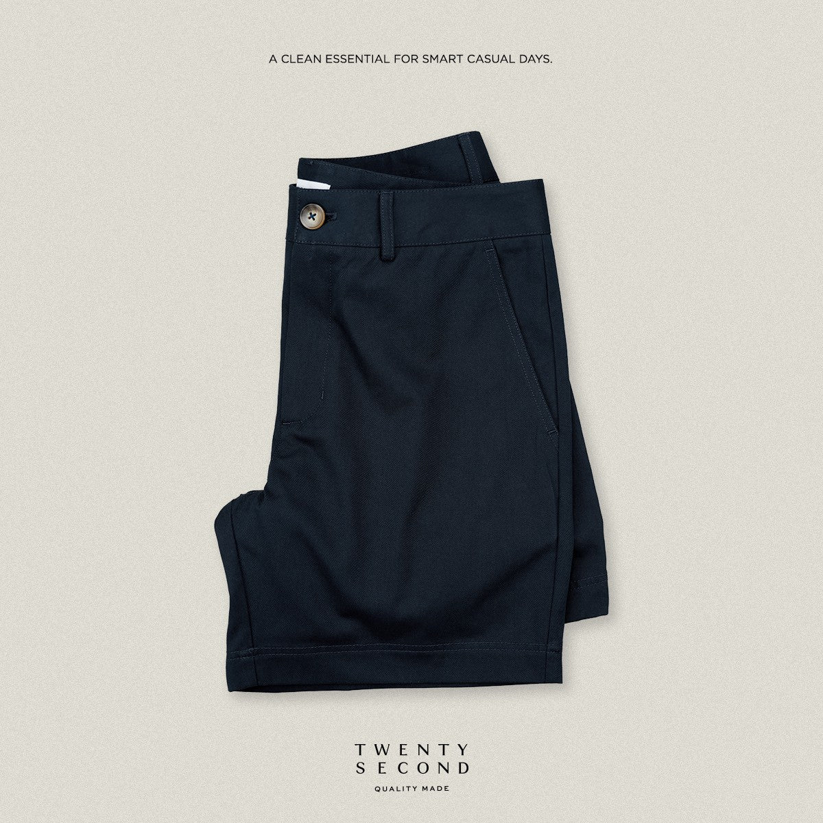 URBAN CHINO SHORTS - NAVY