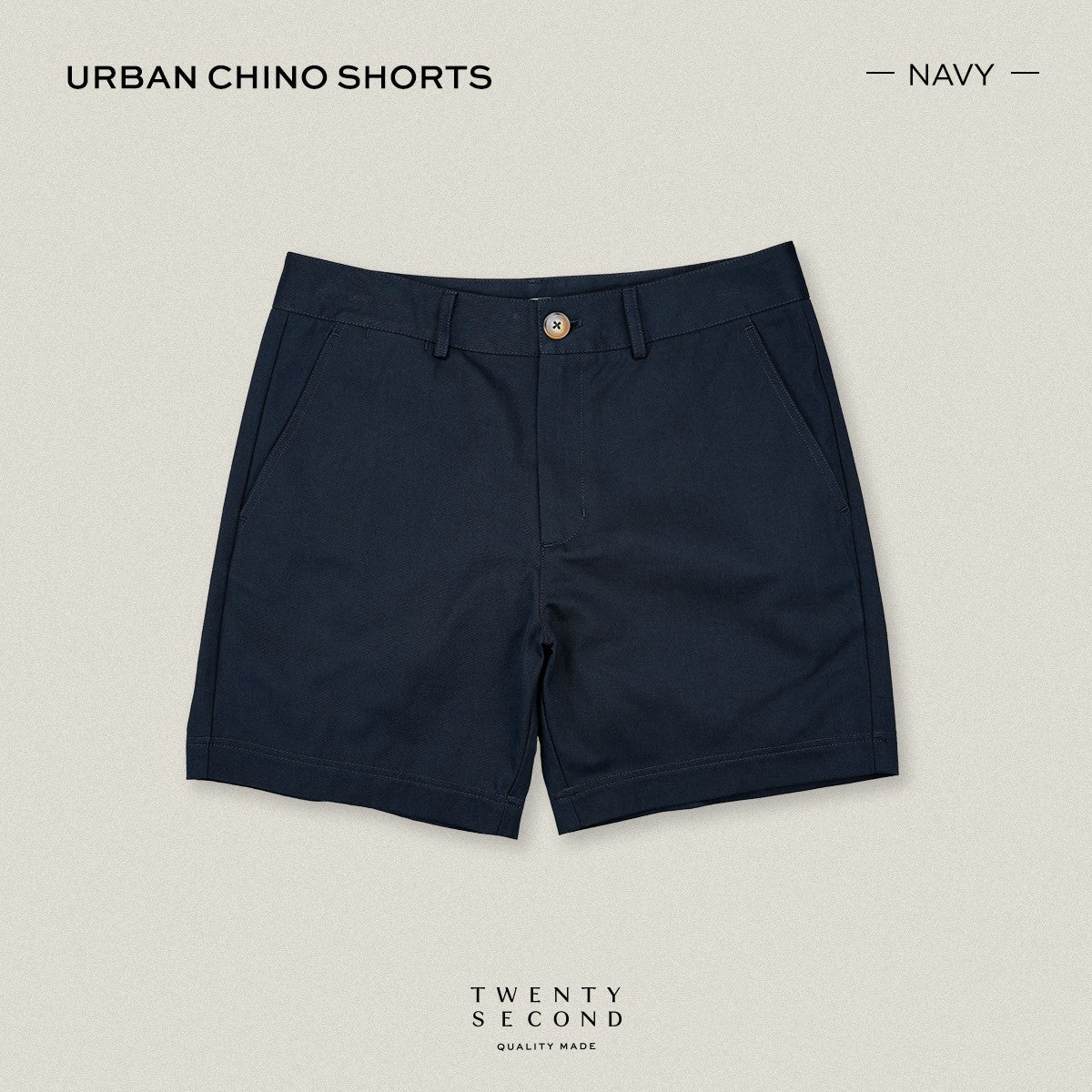 URBAN CHINO SHORTS - NAVY