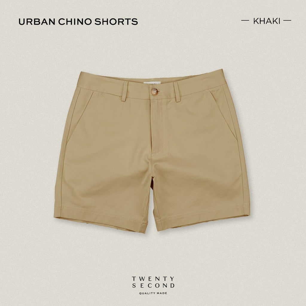 URBAN CHINO SHORTS - KHAKI