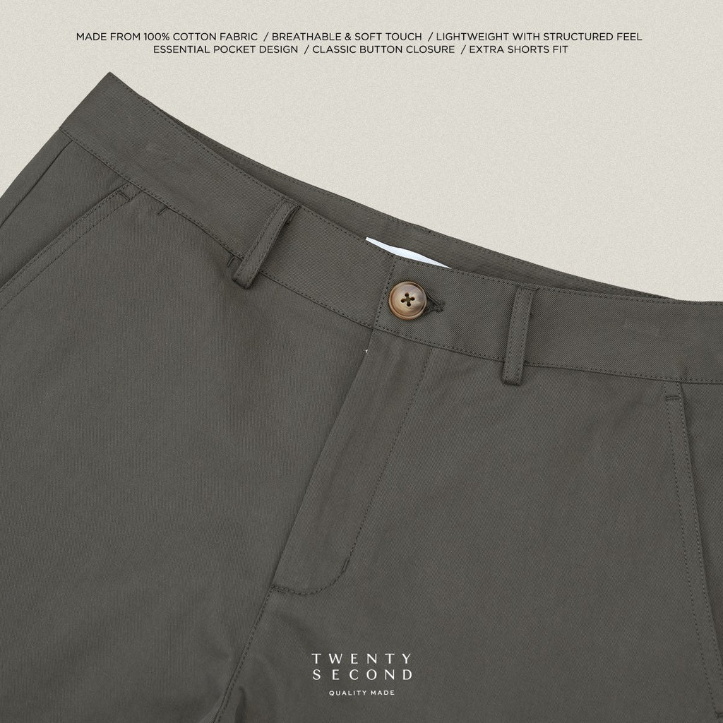 URBAN CHINO SHORTS - GREY