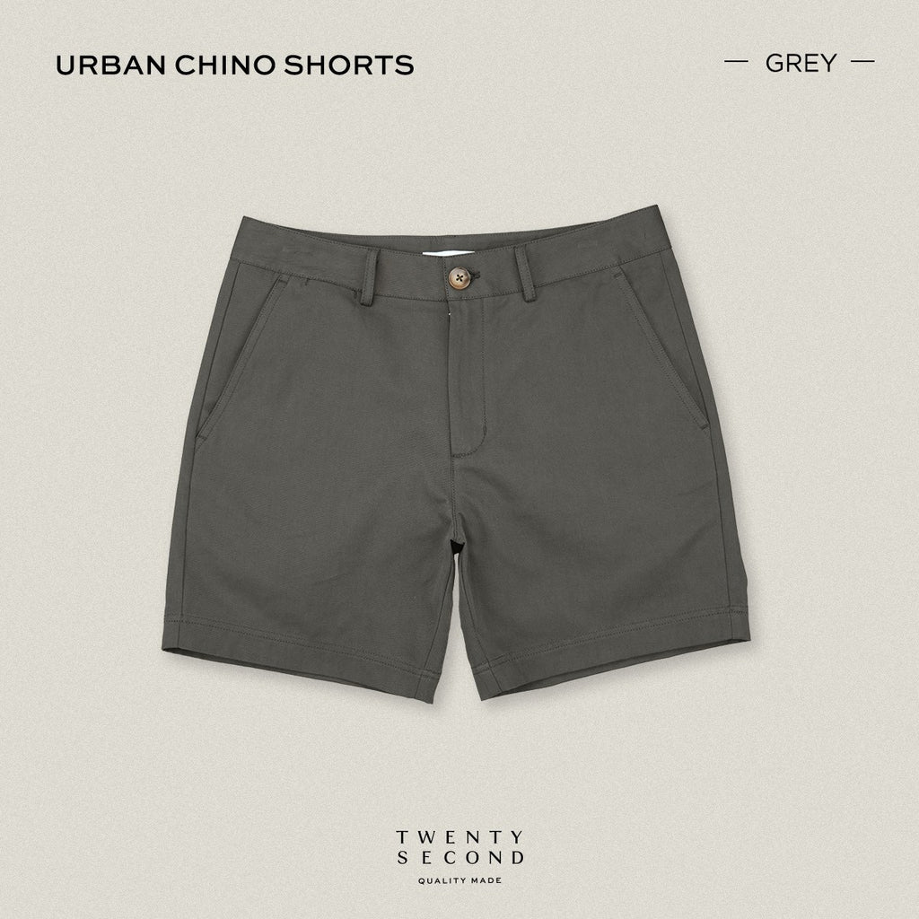 URBAN CHINO SHORTS - GREY