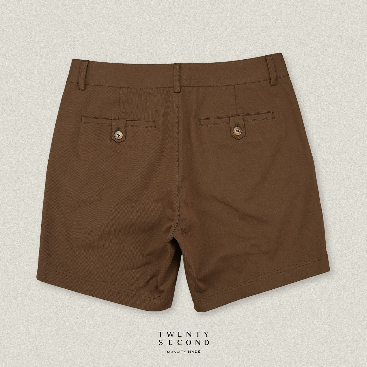 URBAN CHINO SHORTS - BROWN