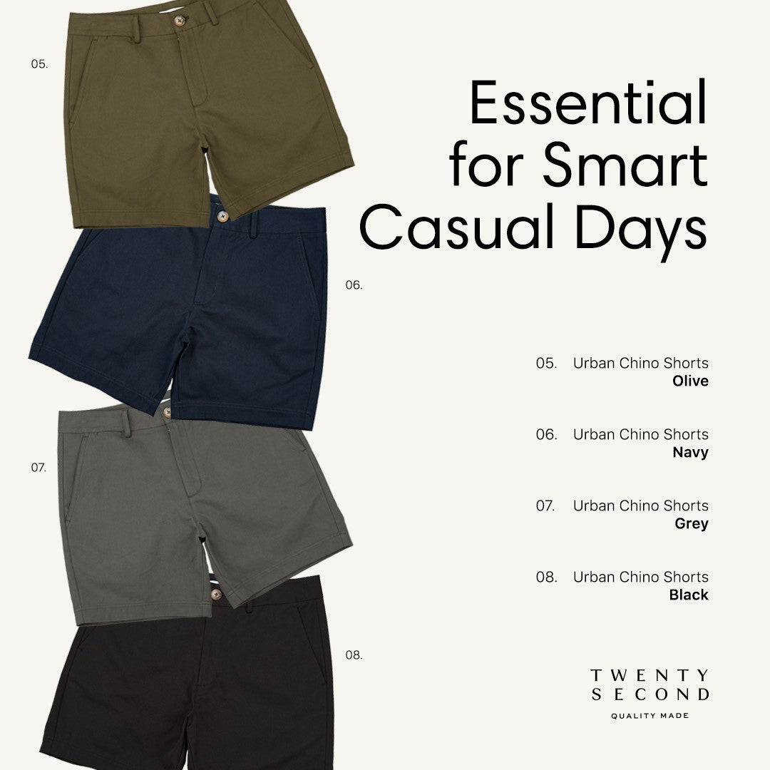 URBAN CHINO SHORTS - OLIVE