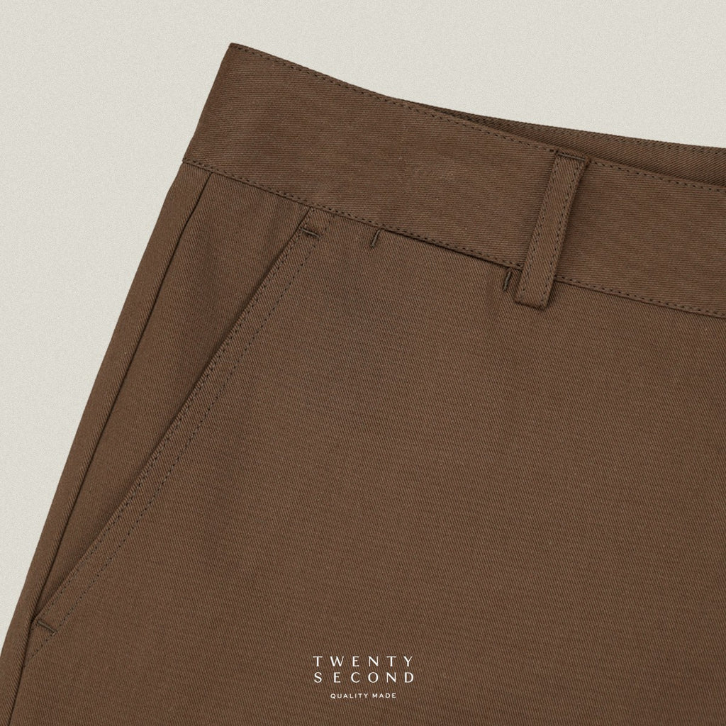 URBAN CHINO SHORTS - BROWN