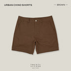 URBAN CHINO SHORTS - BROWN