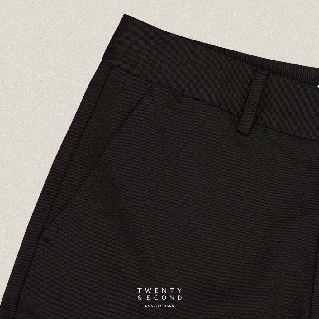 URBAN CHINO SHORTS - BLACK