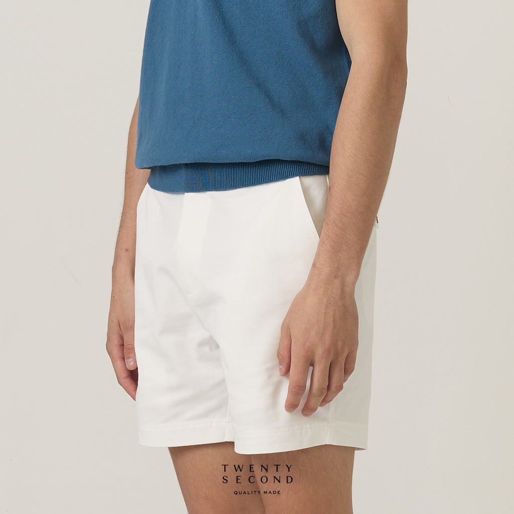 URBAN CHINO SHORTS - WHITE