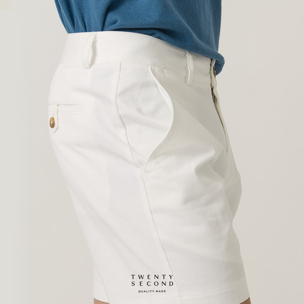 URBAN CHINO SHORTS - WHITE