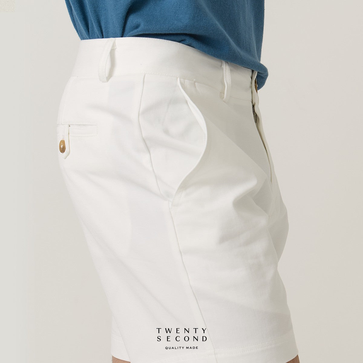 URBAN CHINO SHORTS - WHITE