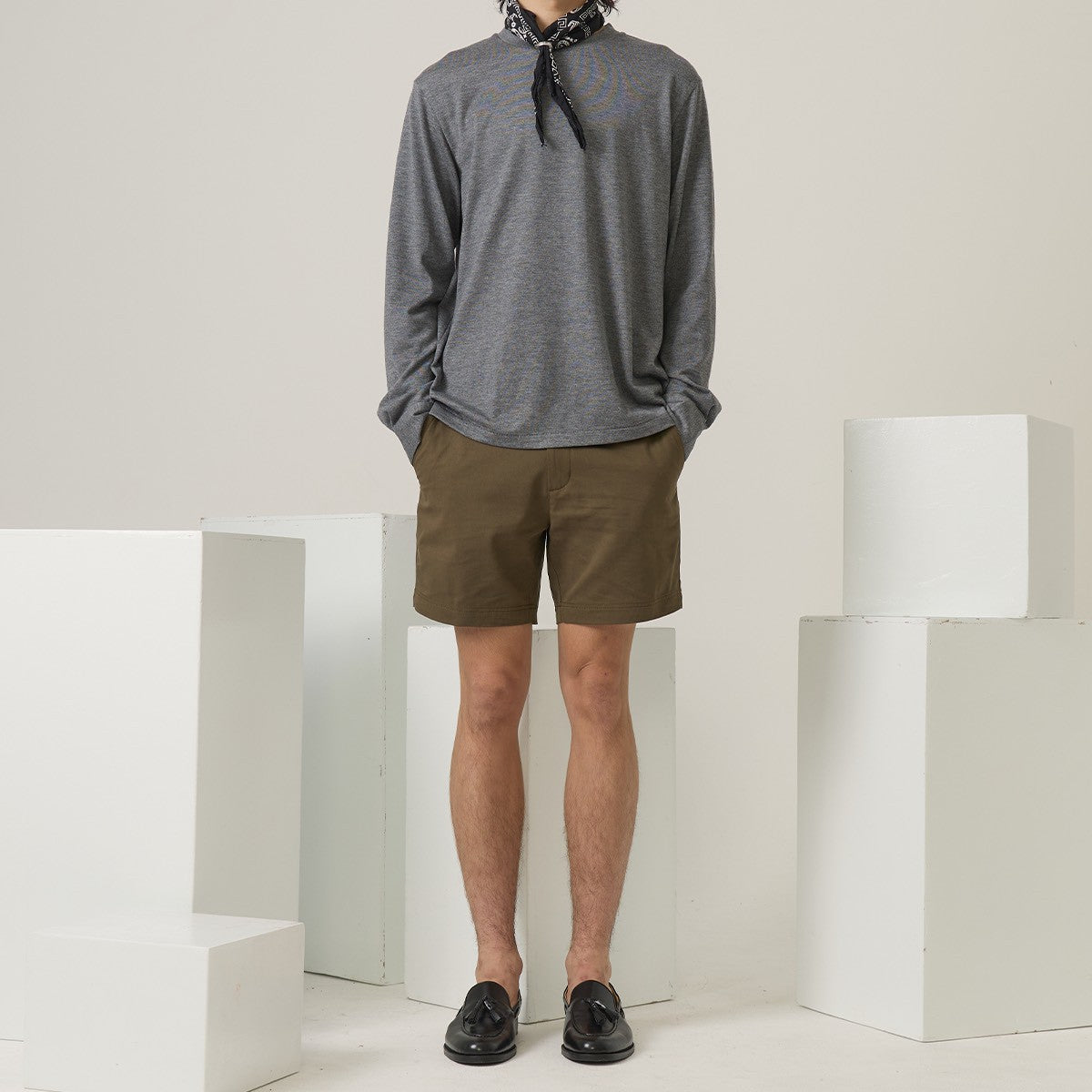 URBAN CHINO SHORTS - OLIVE