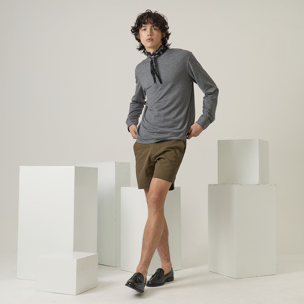 URBAN CHINO SHORTS - OLIVE