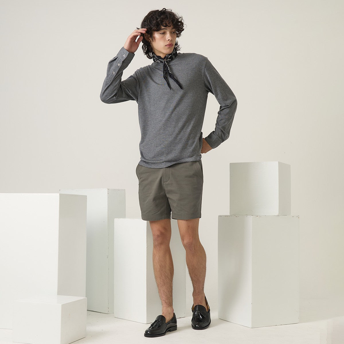 URBAN CHINO SHORTS - GREY