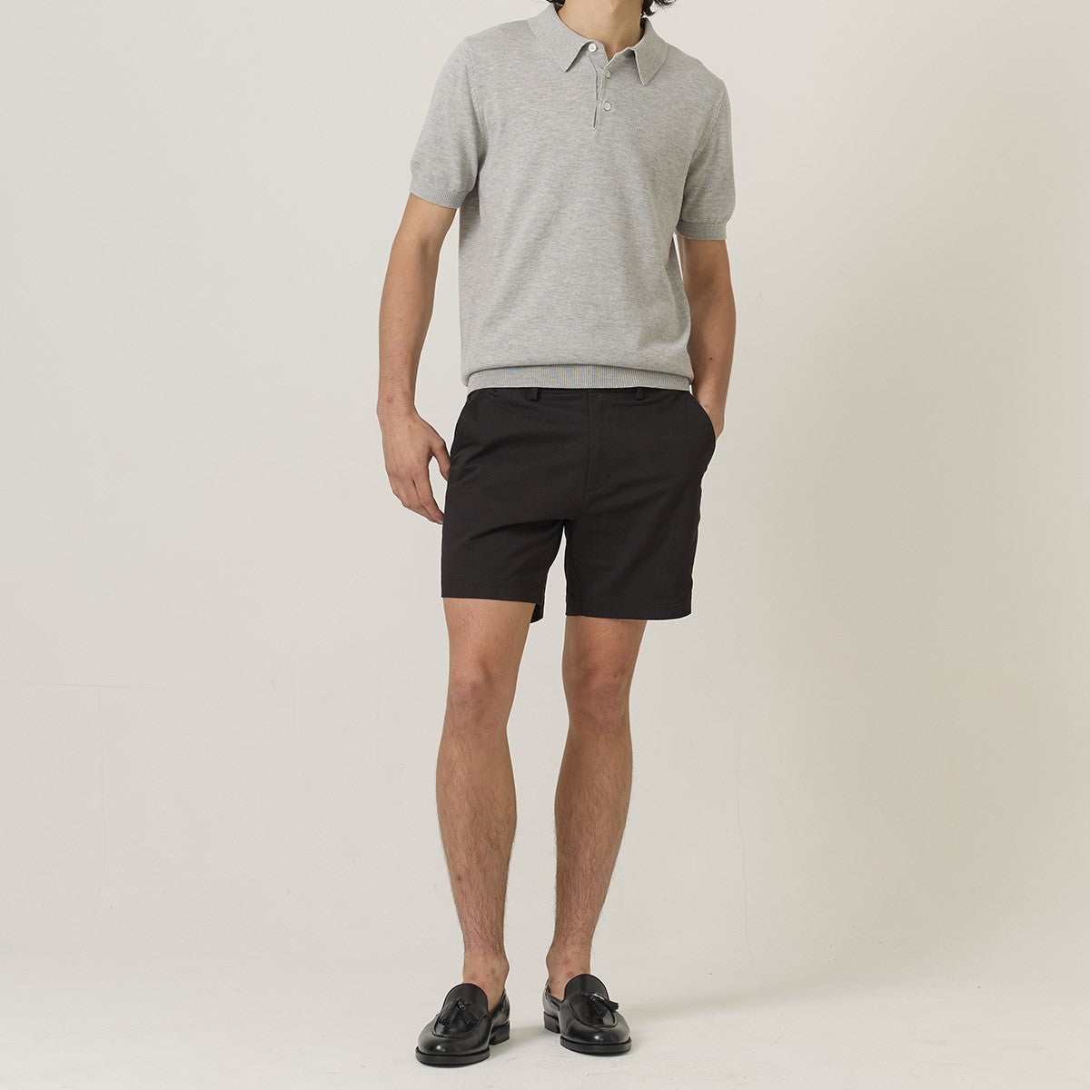 URBAN CHINO SHORTS - BLACK
