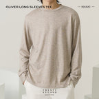 OLIVER LONG SLEEVES TEE - KHAKI