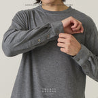 OLIVER LONG SLEEVES TEE - GREY