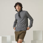 OLIVER LONG SLEEVES TEE - GREY