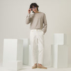 OLIVER LONG SLEEVES TEE - KHAKI