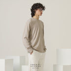 OLIVER LONG SLEEVES TEE - KHAKI