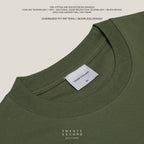 RELAXCOOL SEAMLESS OVERSIZED TEE - OLIVE