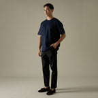 RELAXCOOL SEAMLESS OVERSIZED TEE - NAVY