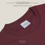 RELAXCOOL SEAMLESS OVERSIZED TEE - MAROON