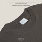 RELAXCOOL SEAMLESS OVERSIZED TEE - DARK GREY