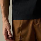 RELAXCOOL SEAMLESS OVERSIZED TEE - BLACK