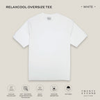 RELAXCOOL SEAMLESS OVERSIZED TEE - WHITE