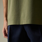 RELAXCOOL SEAMLESS OVERSIZED TEE - OLIVE