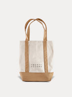 TWO-TONE TOTE BAG - KHAKI