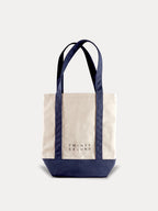 TWO-TONE TOTE BAG - NAVY