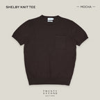 SHELBY KNIT TEE - MOCHA