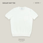 SHELBY KNIT TEE - WHITE
