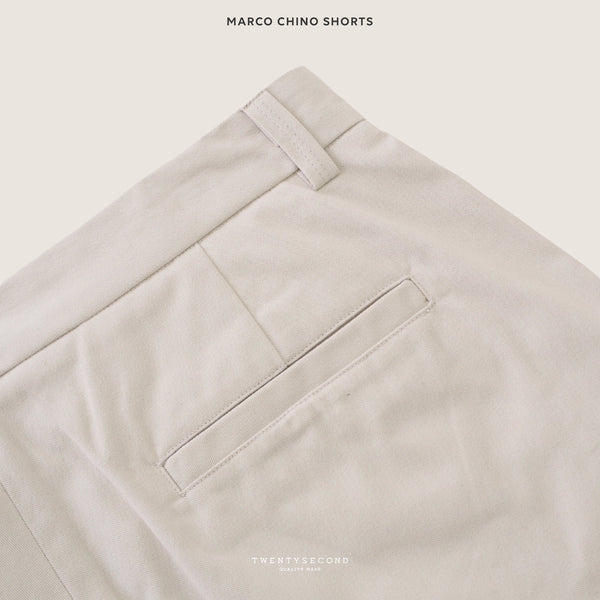 MARCO CHINO SHORTS - BEIGE (Extra Shorts)