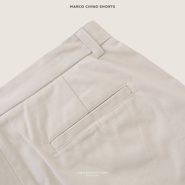MARCO CHINO SHORTS - OLIVE (Extra Shorts)